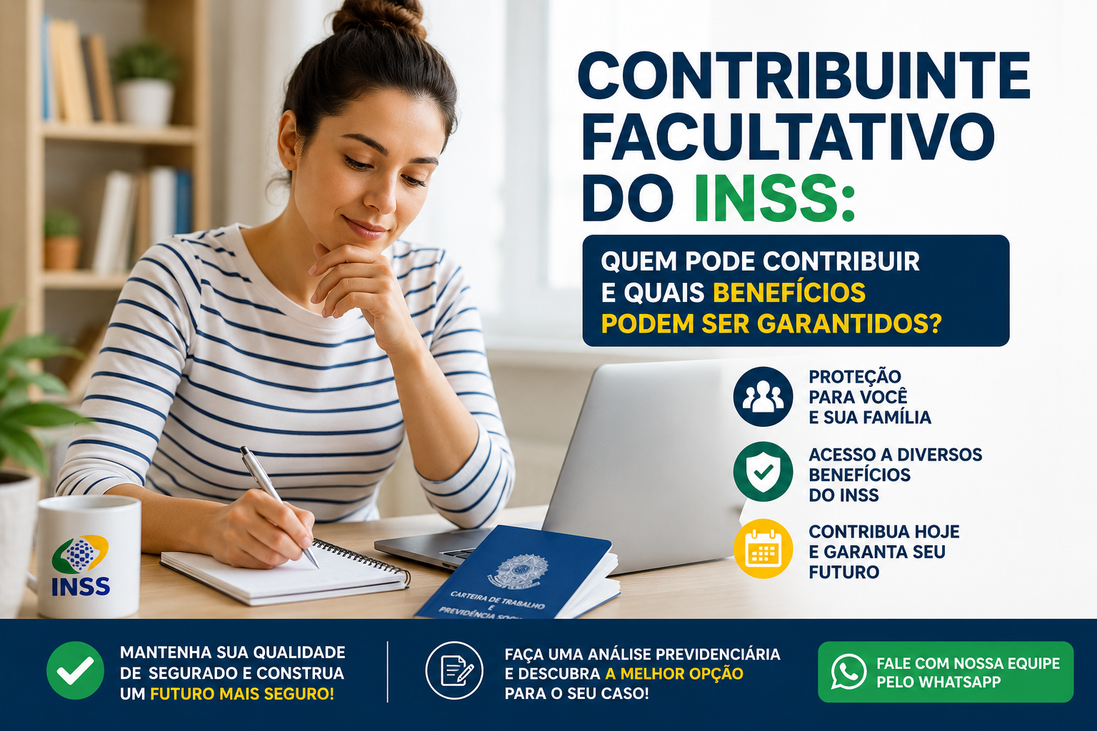 Contribuinte Facultativo do INSS: Direitos e Benefícios